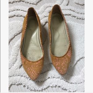 Poppy Barley Sunrise Confetti Classic Point flats